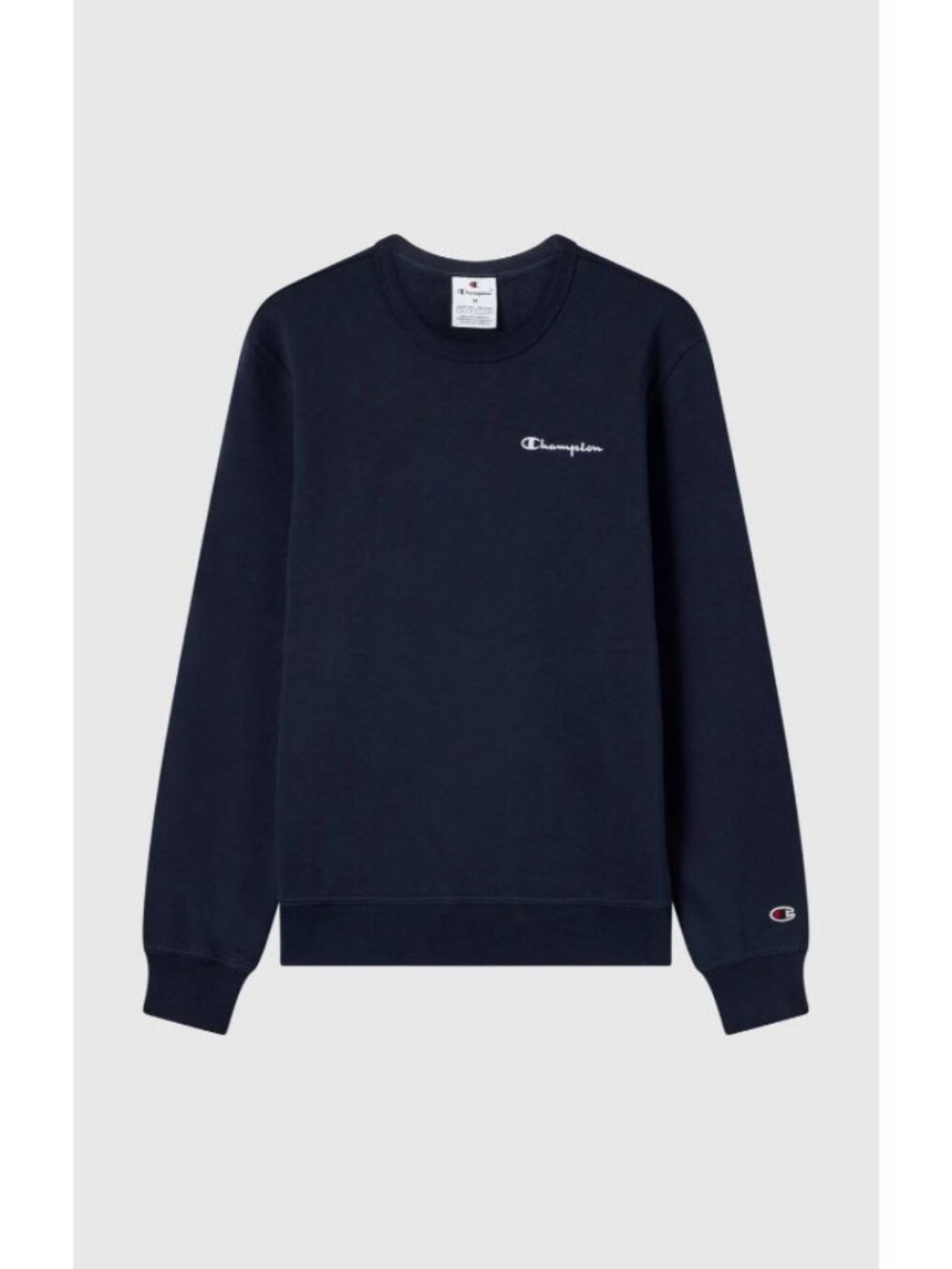 Champion Crewneck Sweatshirt Blue Logo Pullover Medium
